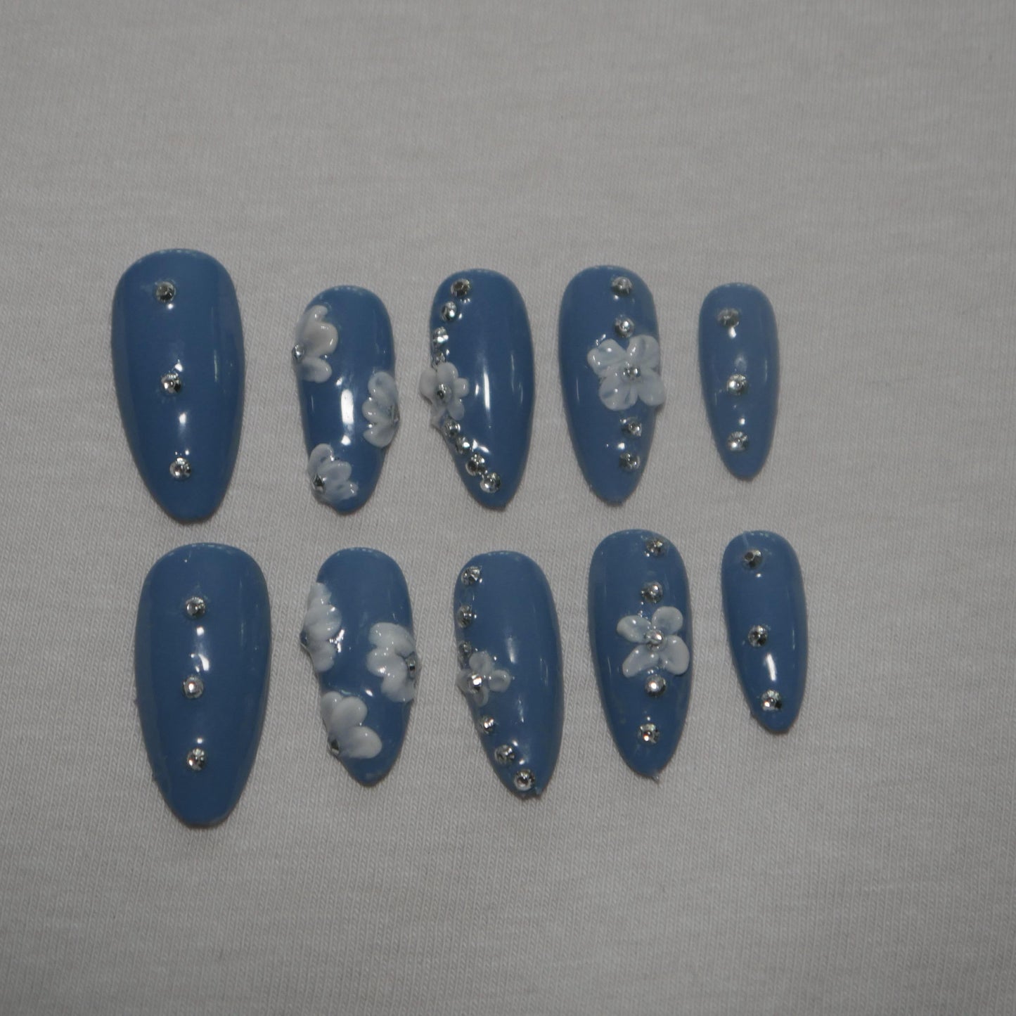Blossomed blue
